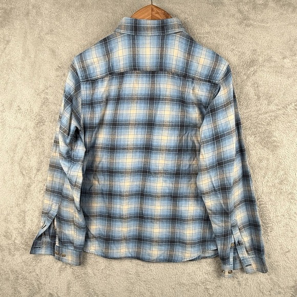 Patagonia Conversion Fjord Flannel Shirt Mens M Blue Cotton Outdoors Casual - Picture 2 of 9